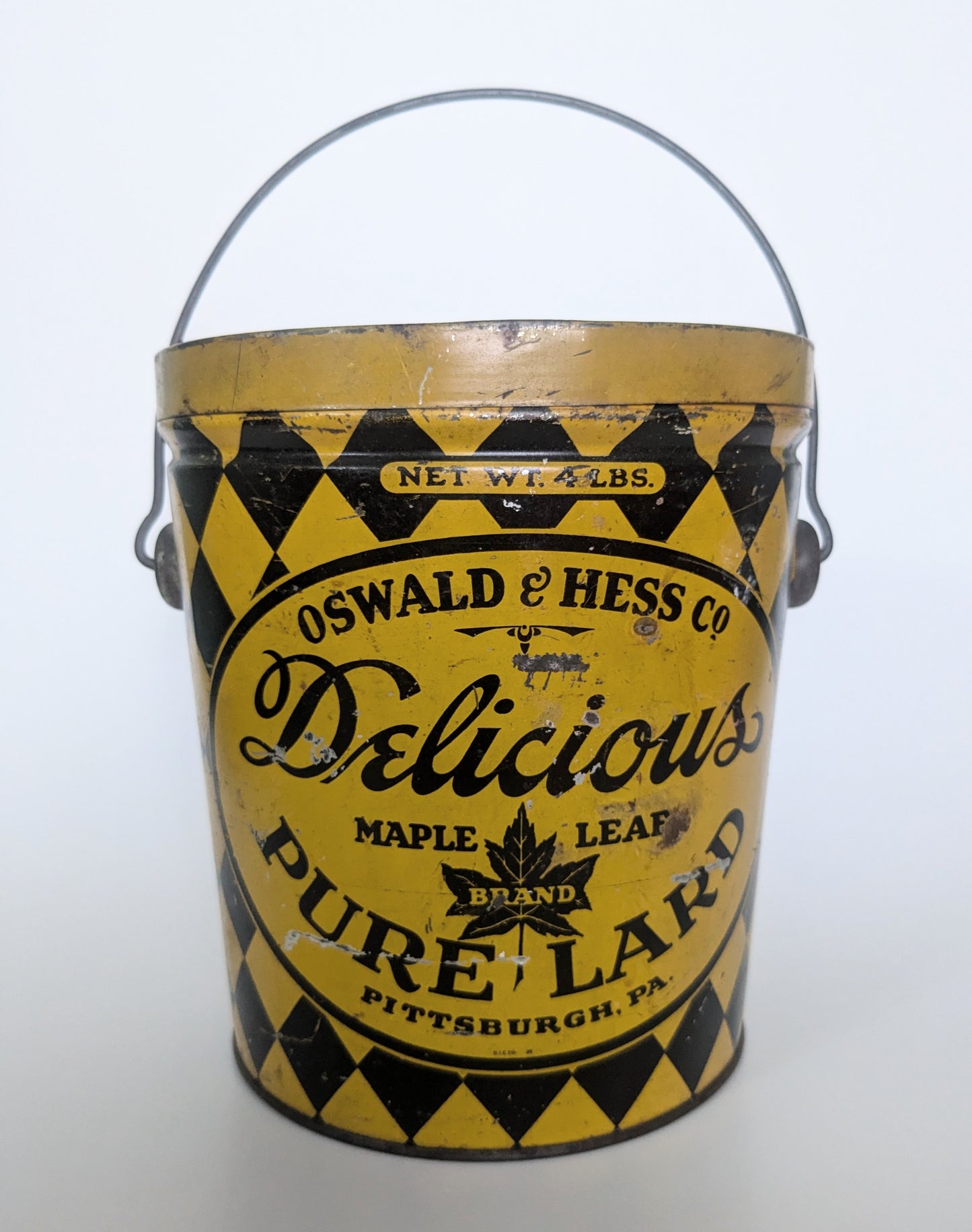 1940s Lard Tin