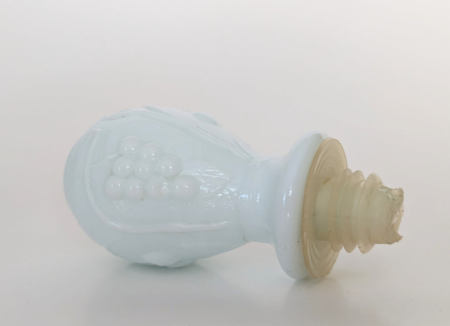 Mid-century Milk Glass Decanter