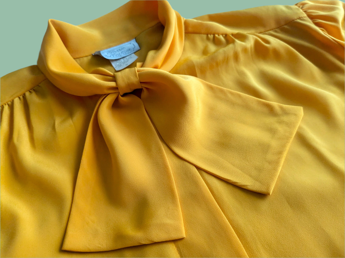 Marigold Bow-Tie Blouse